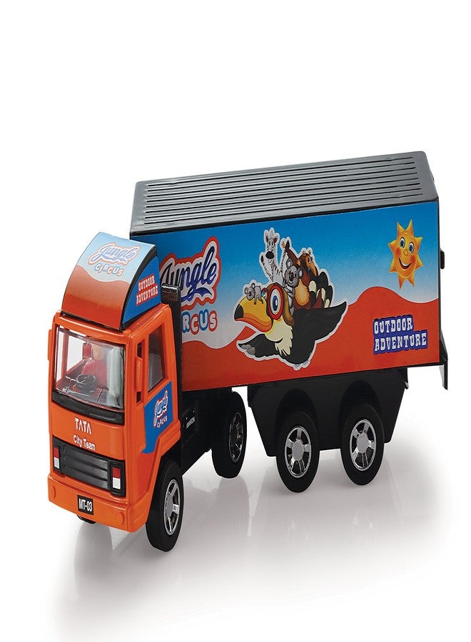 Shinsei Plastic Cargo Truck, Pack Of 1, Orange - Baby - Image 1